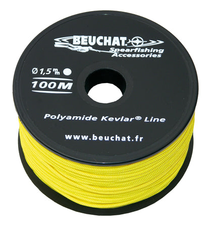 BOBINAS DE HILO KEVLAR Amarillo DIA 1,5mm